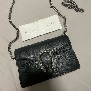 Gucci Dionysus leather super mini bag
